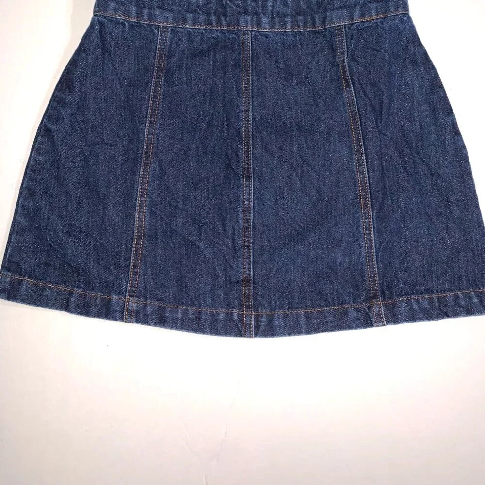 Altar'd State Women's Zip Front Jean Skirt Size Small - Picture 3 of 5